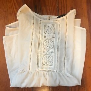 Cream 3/4 blouse